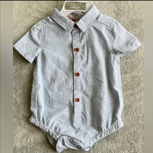 Nwt Tahari 3 Pieces set size 3-6months - Picture 2 of 5